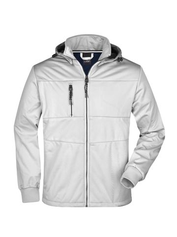 Men's Marine Jacket - White-white-navy