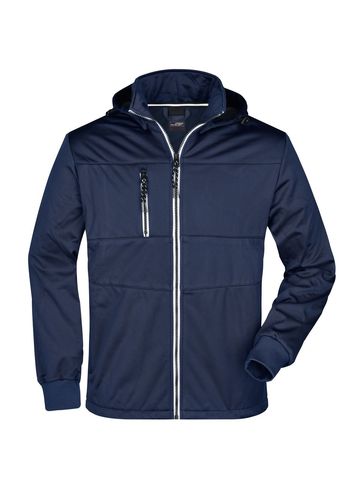 Men's Marine Jacket - Navy-Navy-White