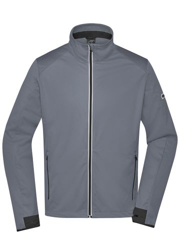 Men's Sports Softshell Jacket - TIBL -Titan - Black