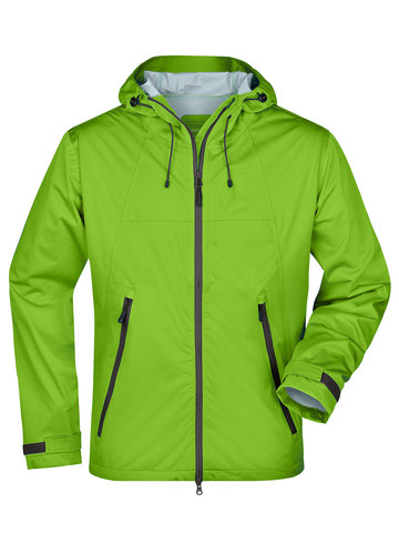 Men's Outdoor Jacket - SPGRIRG - SPRING-GREEN-IRON-GREY