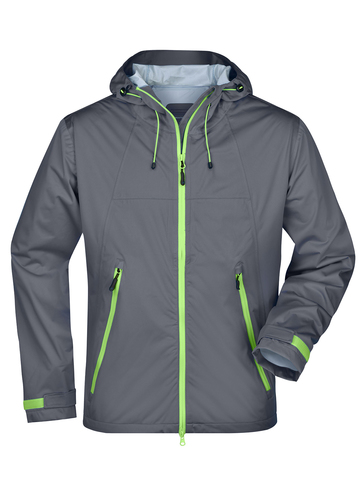 Men's Outdoor Jacket - IGREGR - IRON-GREY-GREEN