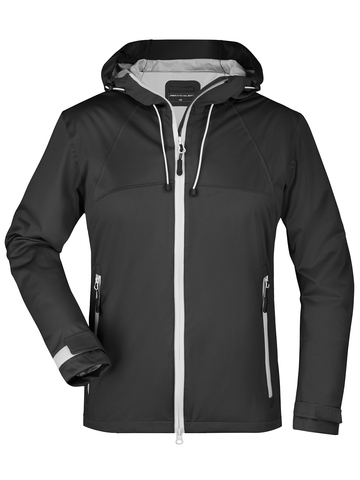 Ladies' Outdoor Jacket - BLSI - BLACK - SILVER