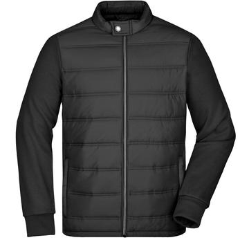 Men's Hybrid Sweat jacket - BL - Black