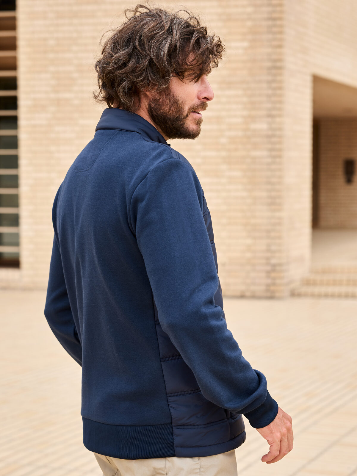 Men´s Hybrid Sweat Jacket