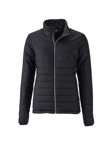 Ladies' Padded Jacket - BL - Black