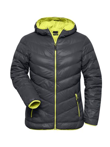 Ladies Down Jacket - CBAY - Carbon - Acid - Yellow