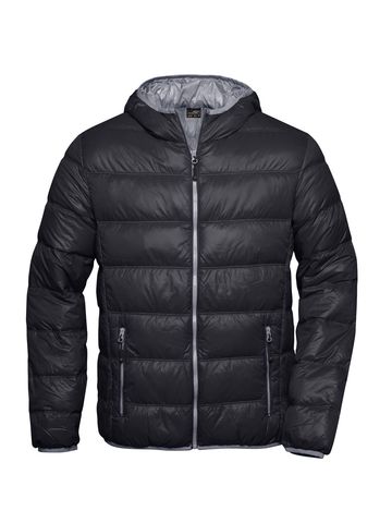 Men's Down Jacket - BLGRE - Black-grey