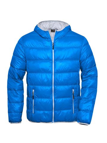 Men's Down Jacket - BLUS - Blue - Silver