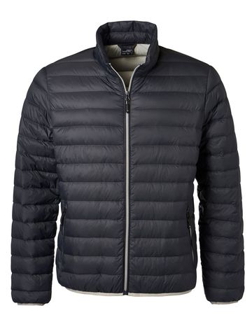 Men's Down Jacket - GRPSI - graphite-silver