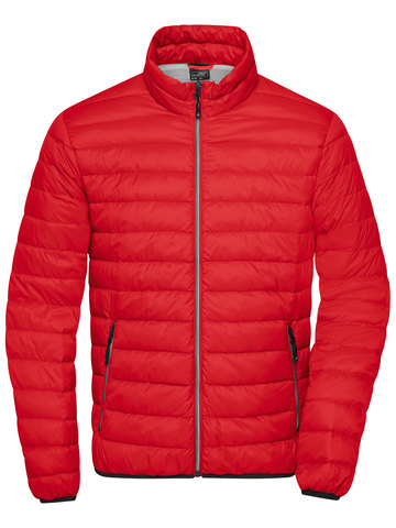 Men's Down Jacket - RDSI - red-silver