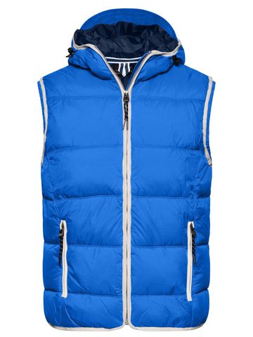 Men's Maritime Vest - NABLUWH - nautic-blue-white
