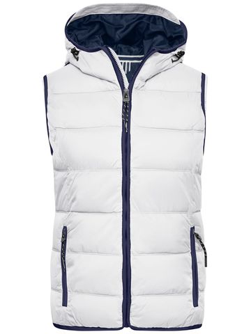 Ladies' Maritime Vest - WHNY - white-navy