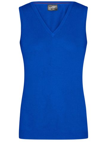 Ladies' V-Neck Gilet - RY- ROYAL