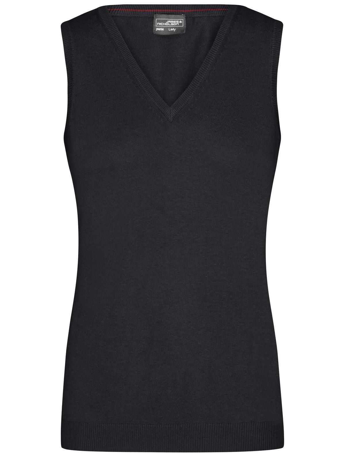 Ladies´ V-Neck Pullunder - CBMB - Carbon Melange