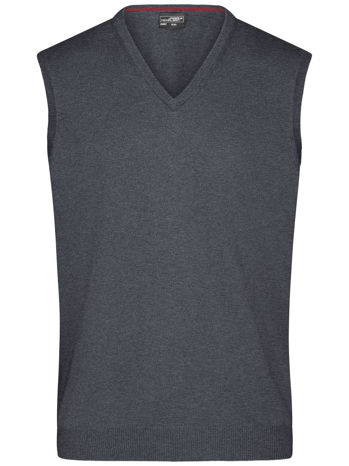 Men´s V-Neck Pullunder - ANME - anthracite-melange