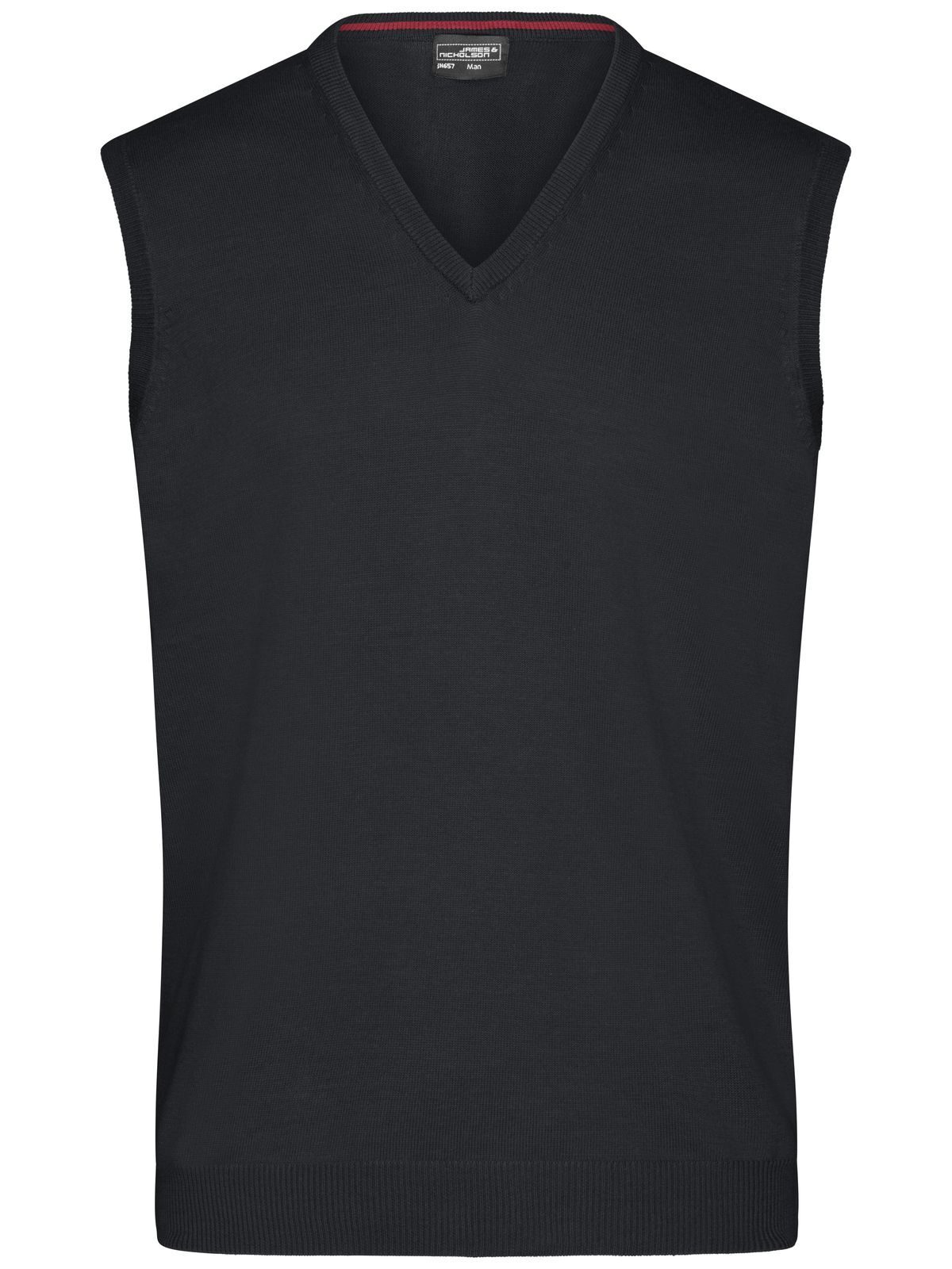 Men´s V-Neck Pullunder - BL - Black