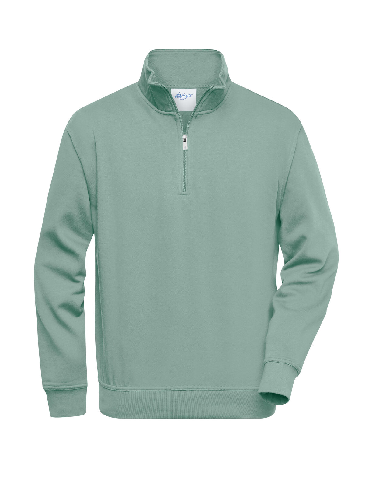 Workwear Half Zip Sweat - FOGGY_GREEN