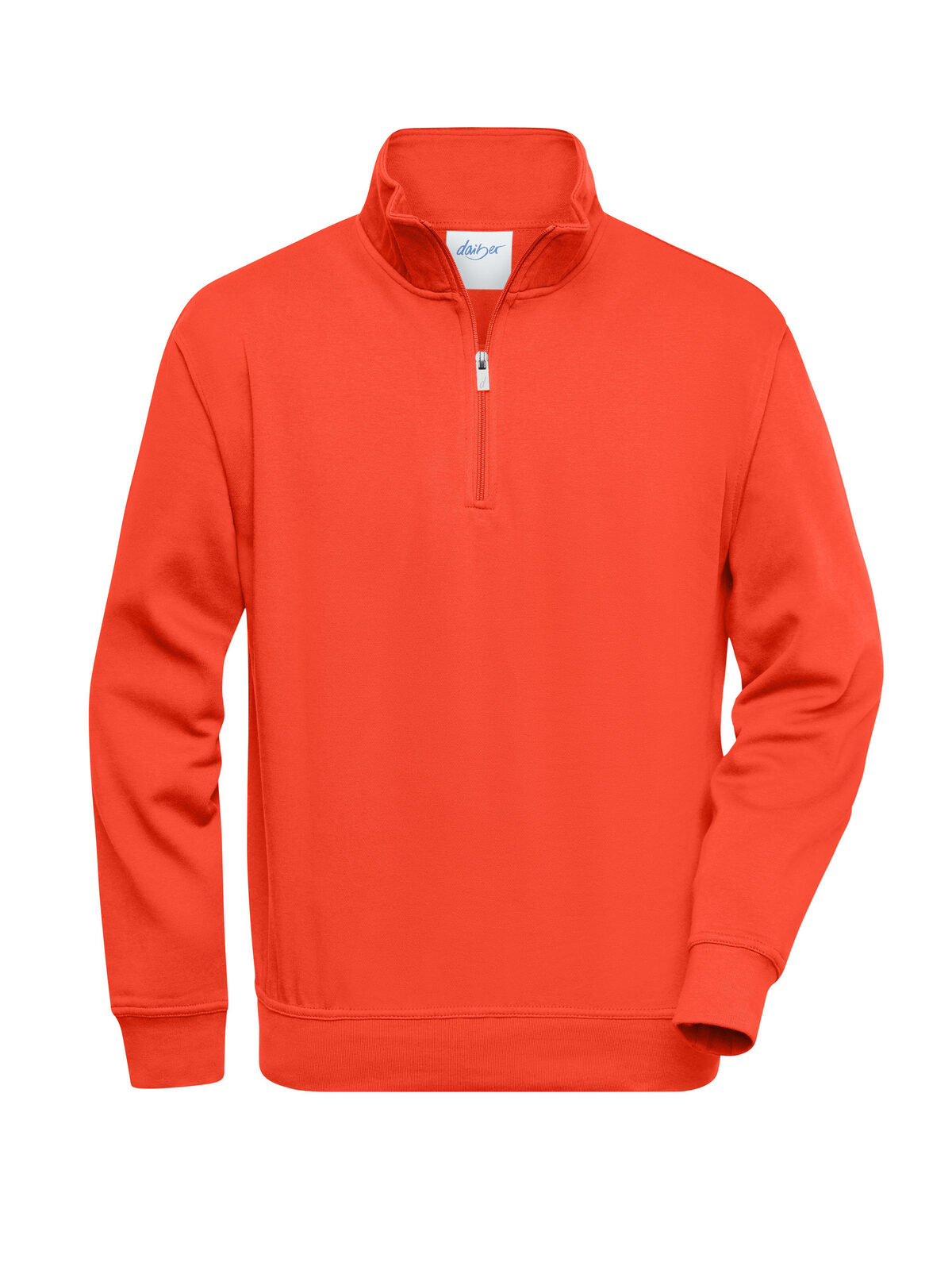 Workwear Half Zip Sweat - SPICY_ORANGE