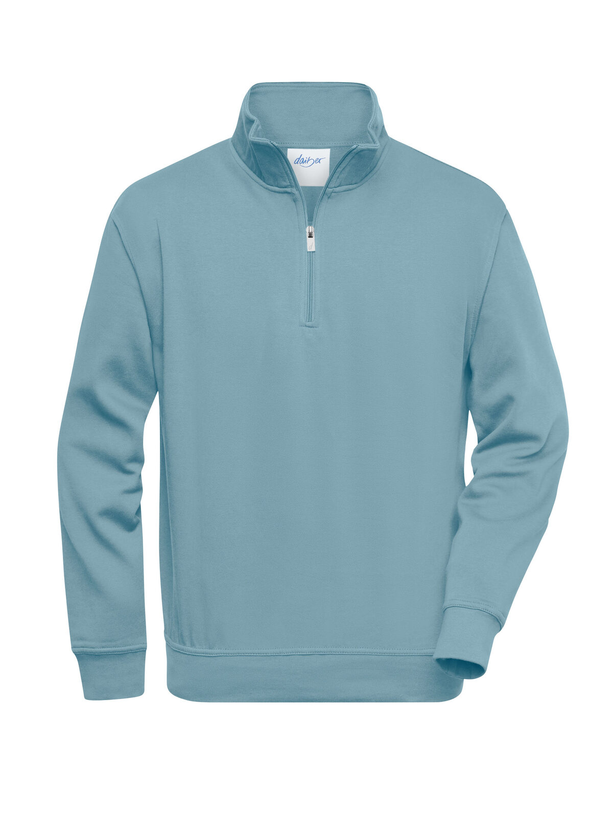 Workwear Half Zip Sweat - STEEL_BLUE