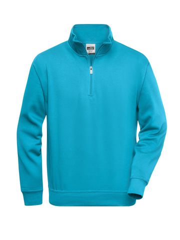 Workwear Half Zip Sweat - TU-TURQUOISE