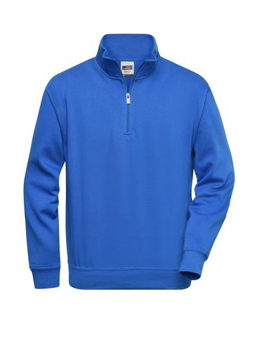 Workwear Half Zip Sweat - RY- ROYAL