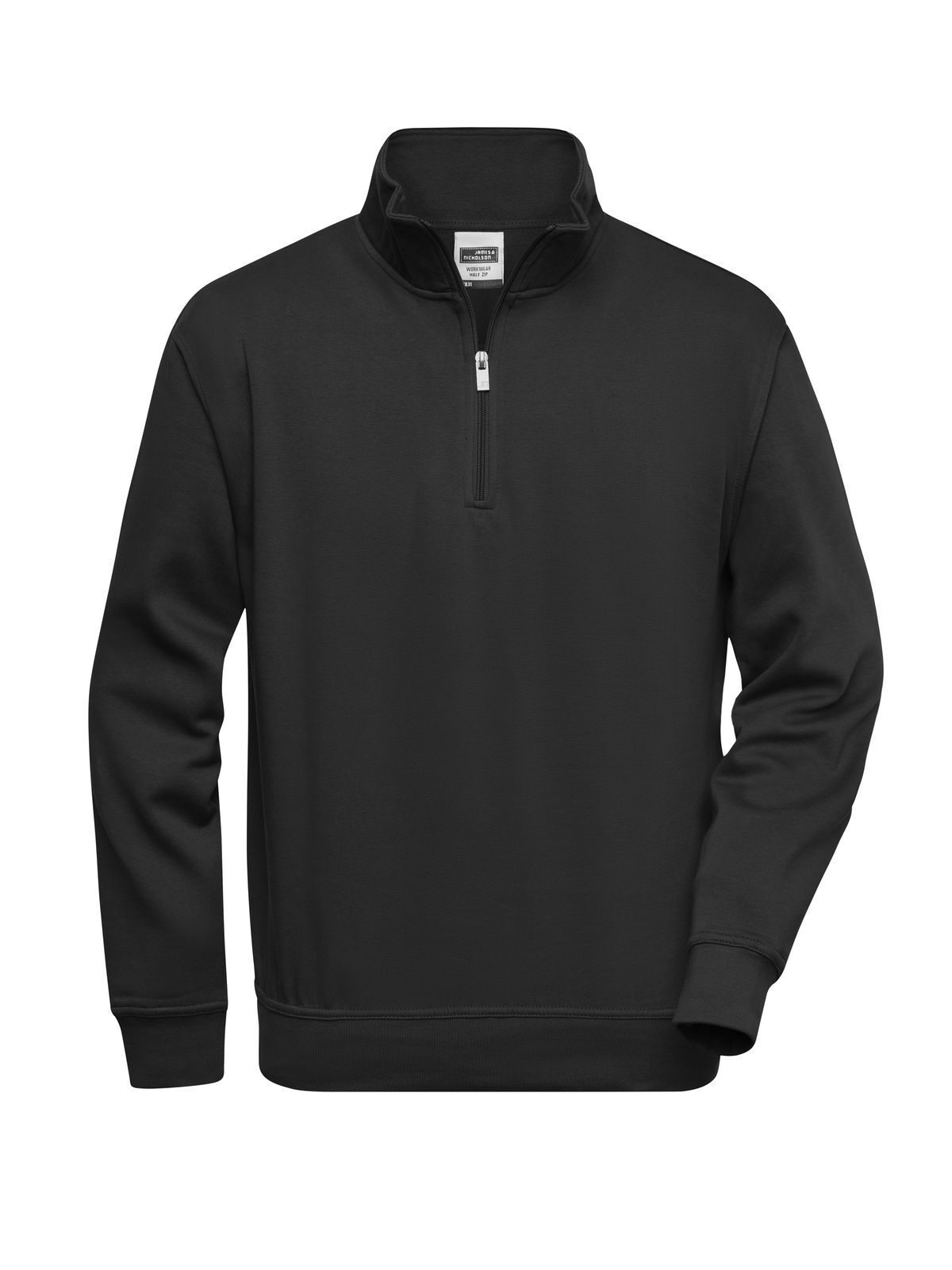 Workwear Half Zip Sweat - CBMB - Carbon Melange
