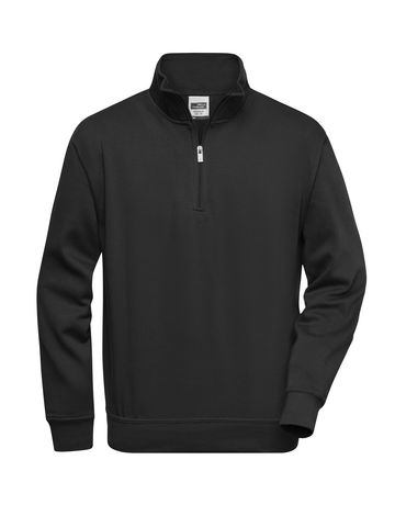 Workwear Half Zip Sweat - BL - Black