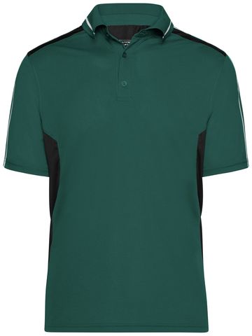 Craftsmen Poloshirt - DGRBL - DARK-GREEN-BLACK