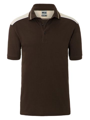 Men's Workwear Polo Level 2 - BRSTO - BROWN-STONE