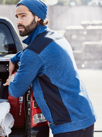 Men's Knitted Workwear Fleece Jacket