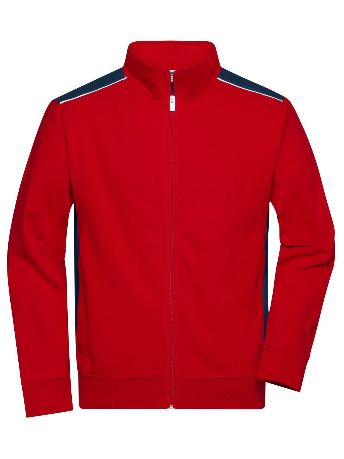 Men´s Workwear Sweat Jacket - COLOR - - RDNY - Red - Navy
