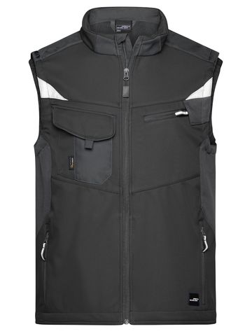 Workwear Softshell Vest - BLBL - Black - Black