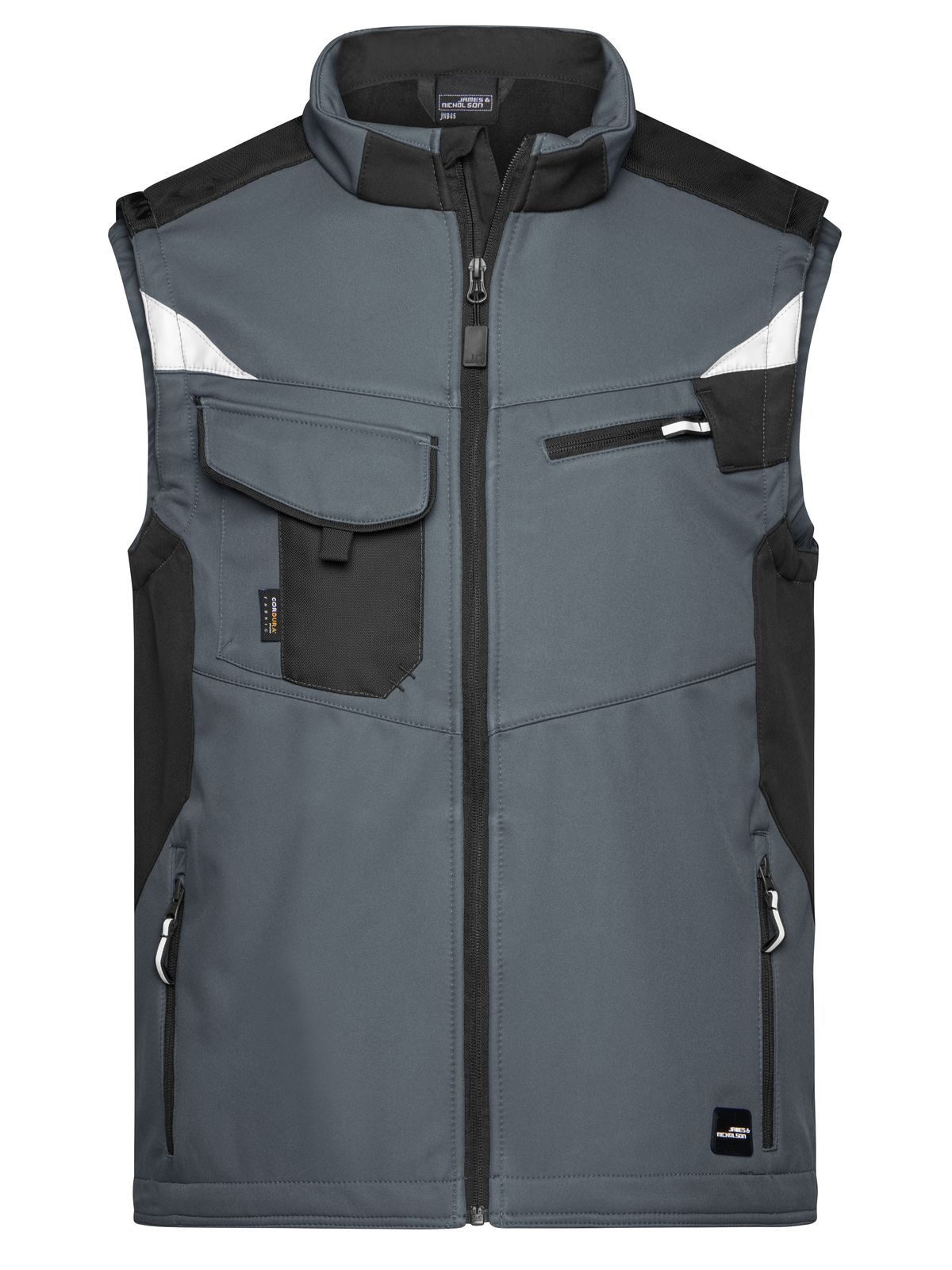 Workwear Softshell Vest -STRONG- - CBBL - CARBON-BLACK