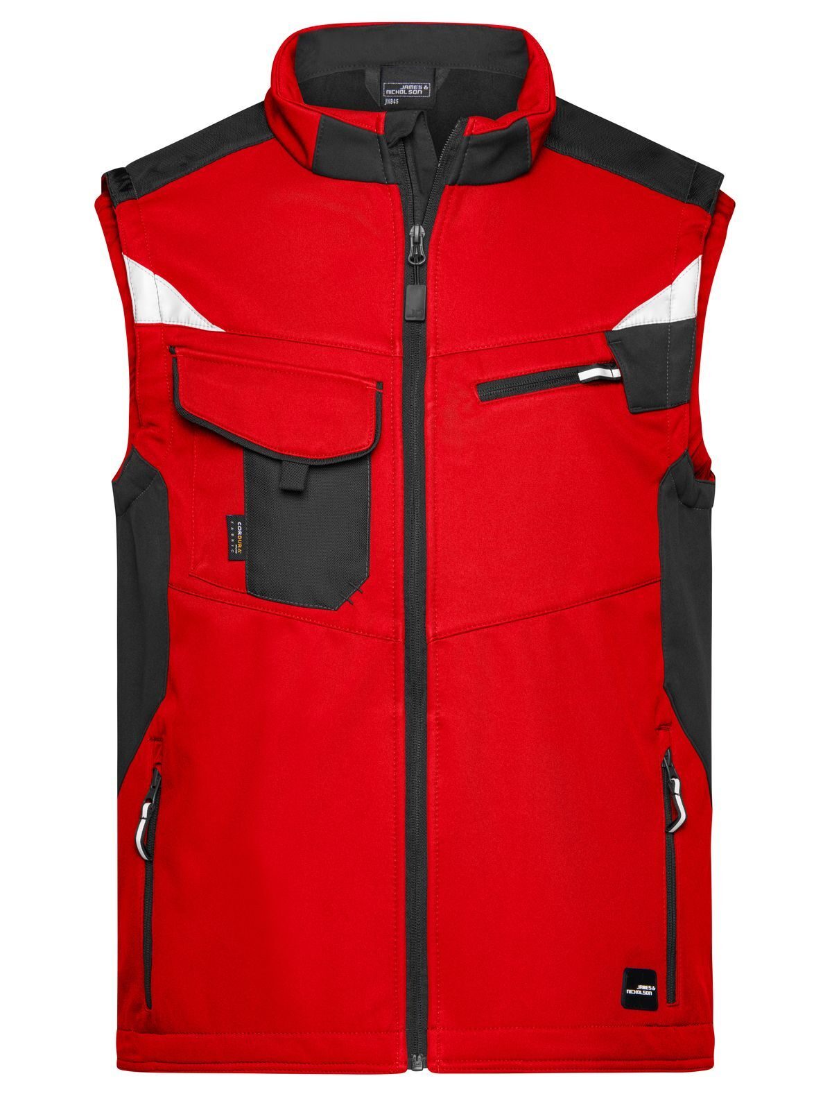 Workwear Softshell Vest -STRONG- - RDBL - RED-BLACK