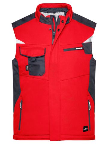 Craftsmen Softshell Vest - RDBL - RED-BLACK
