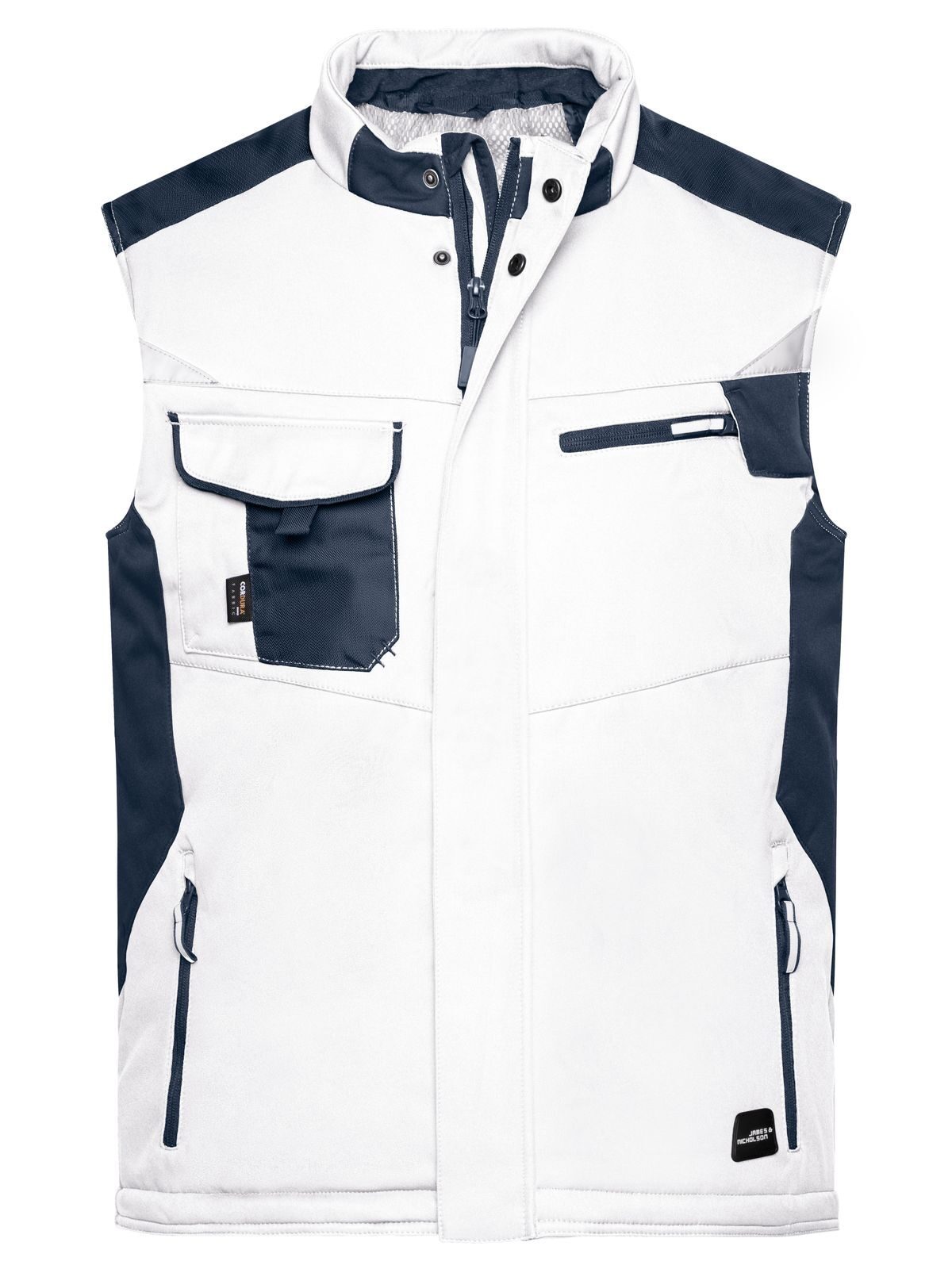 Craftsmen Softshell Vest -STRONG- - WHCB - WHITE-CARBON