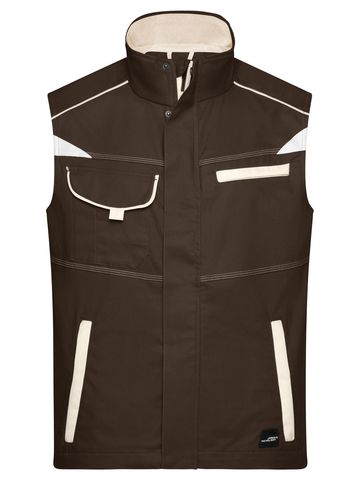 Workwear Vest-Level 2 - BRSTO - BROWN-STONE