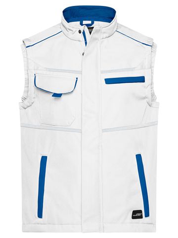 Workwear Softshell Vest-Level 2 - WHRY - WHITE-ROYAL