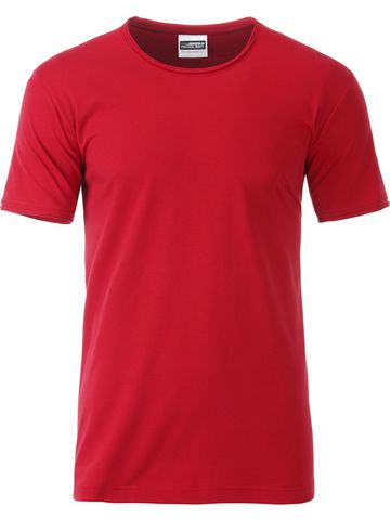 Men's-T - RD - Red