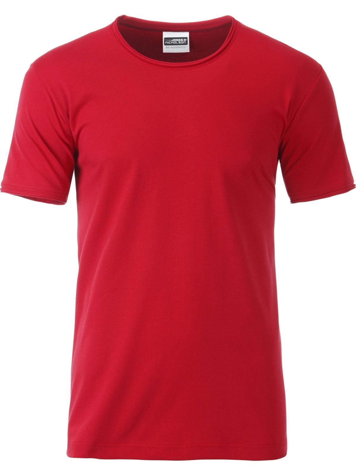 Men's-T - RD - Red