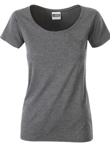 Ladies'-T Pocket - BLHEA - Black heather