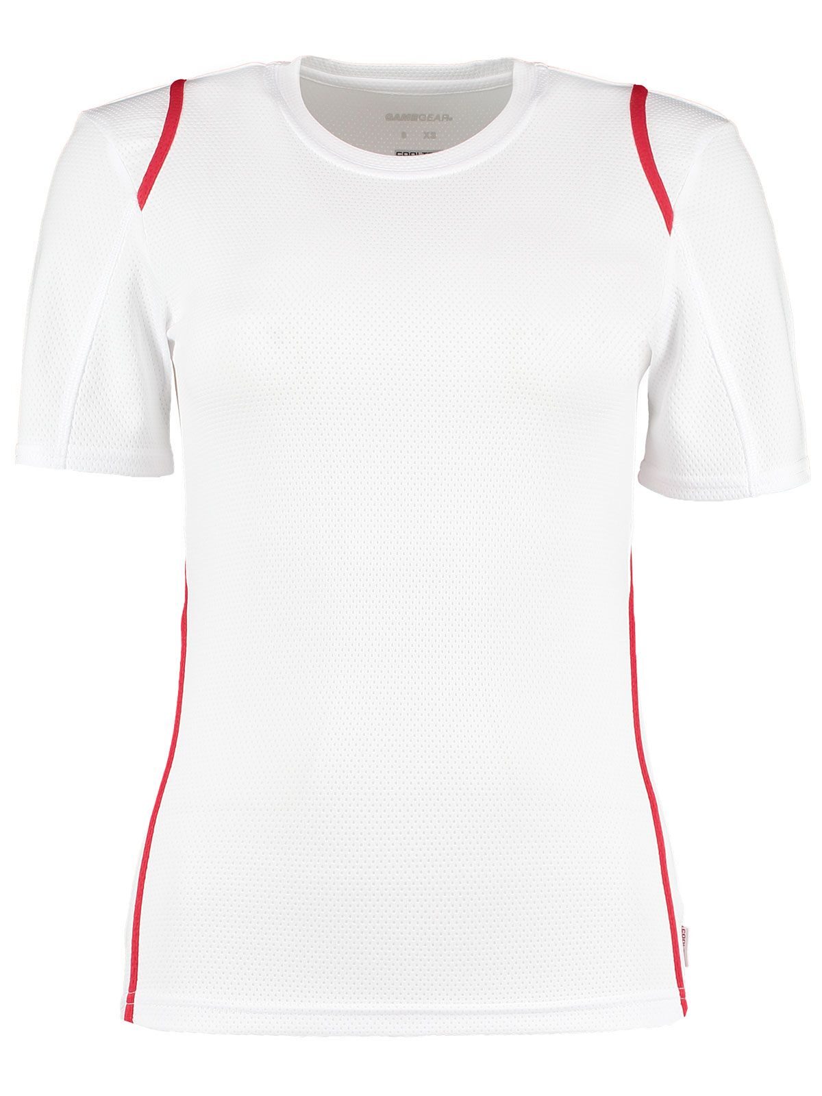 T-Shirt Cooltex Women - White/red