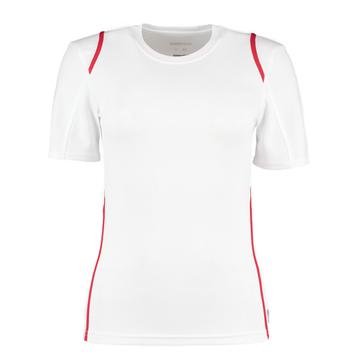 T-Shirt Cooltex Women - WHI-RED - white-red