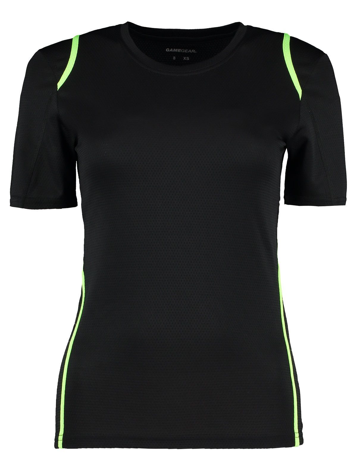 T-Shirt Cooltex Women - BFL - Black/fluorescent lime