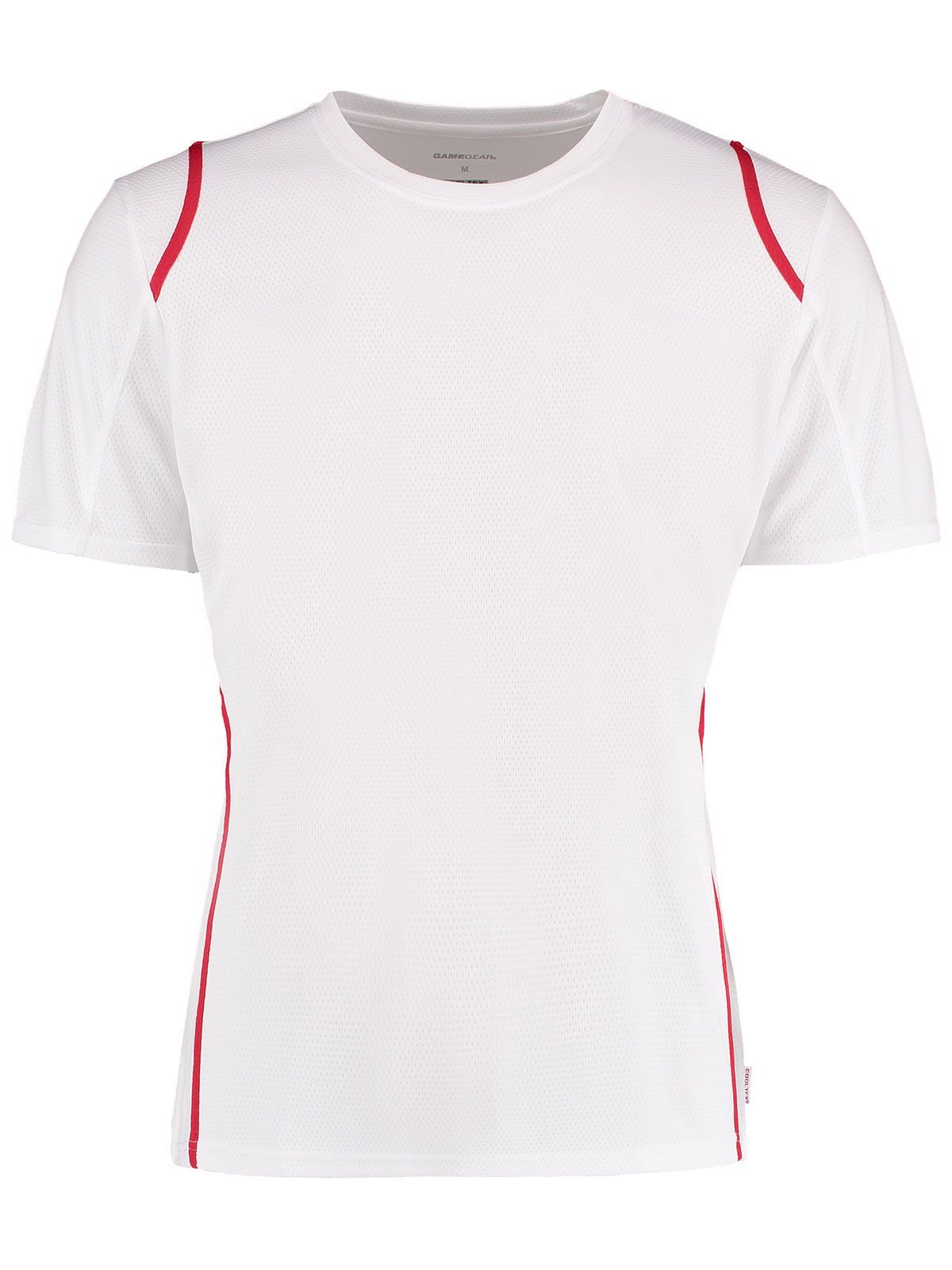 Regular Fit Cooltex® Contrast Tee - RED - Red/white