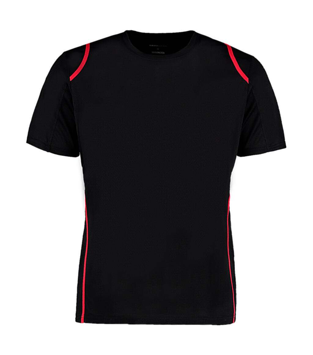 Regular Fit Cooltex® Contrast Tee - BCK - black-red