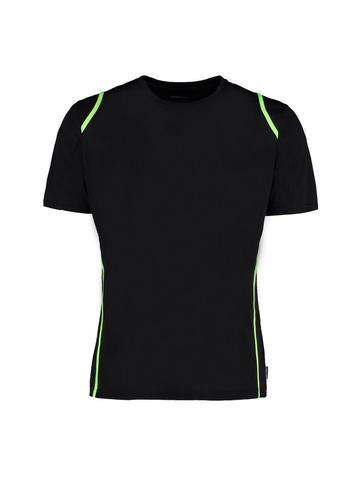 T-Shirt Cooltex Men - BFL - black-fluorescent lime