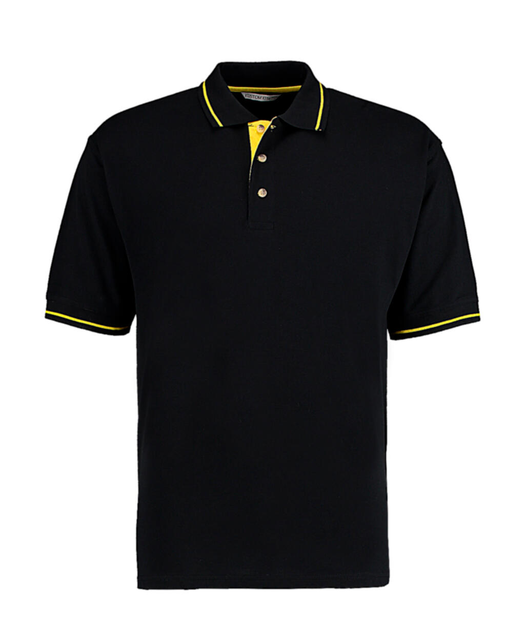 Classic Fit St. Mellion Polo - Black/Yellow
