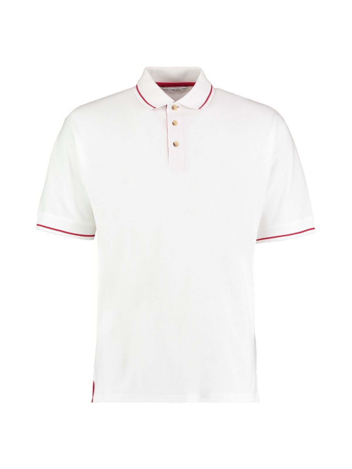 Classic Fit St. Mellion Polo - White/red