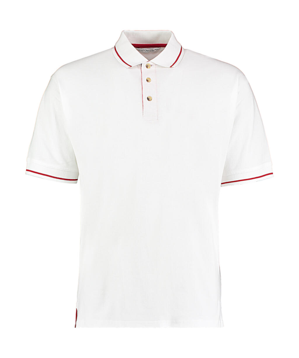 Classic Fit St. Mellion Polo - White/Bright Red